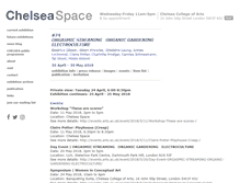 Tablet Screenshot of chelseaspace.org
